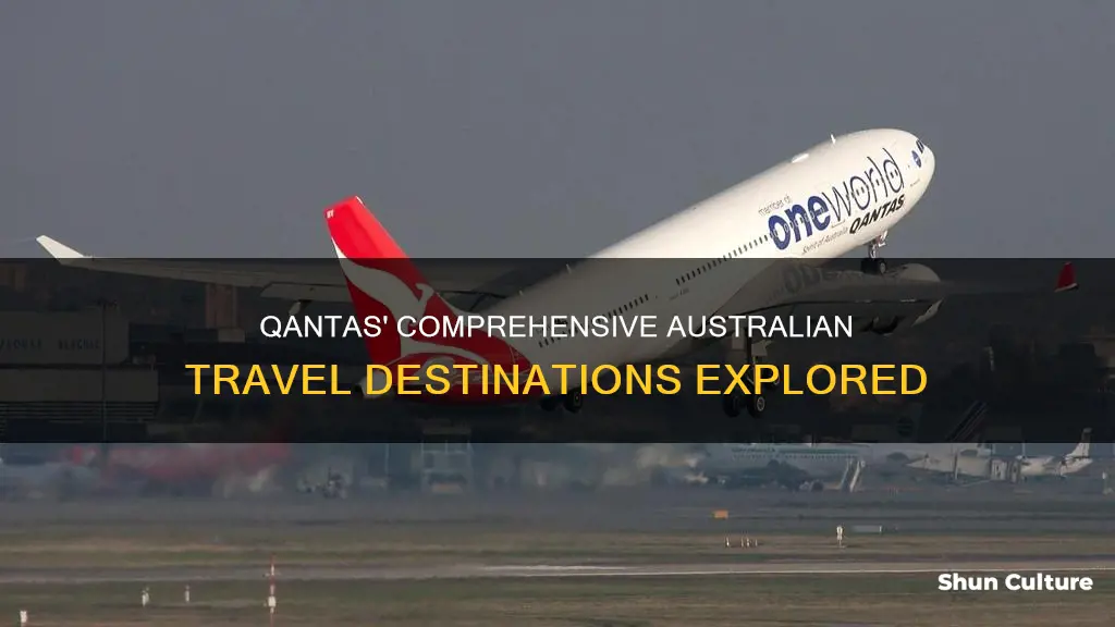 how many destinations does qantas fly to in australia