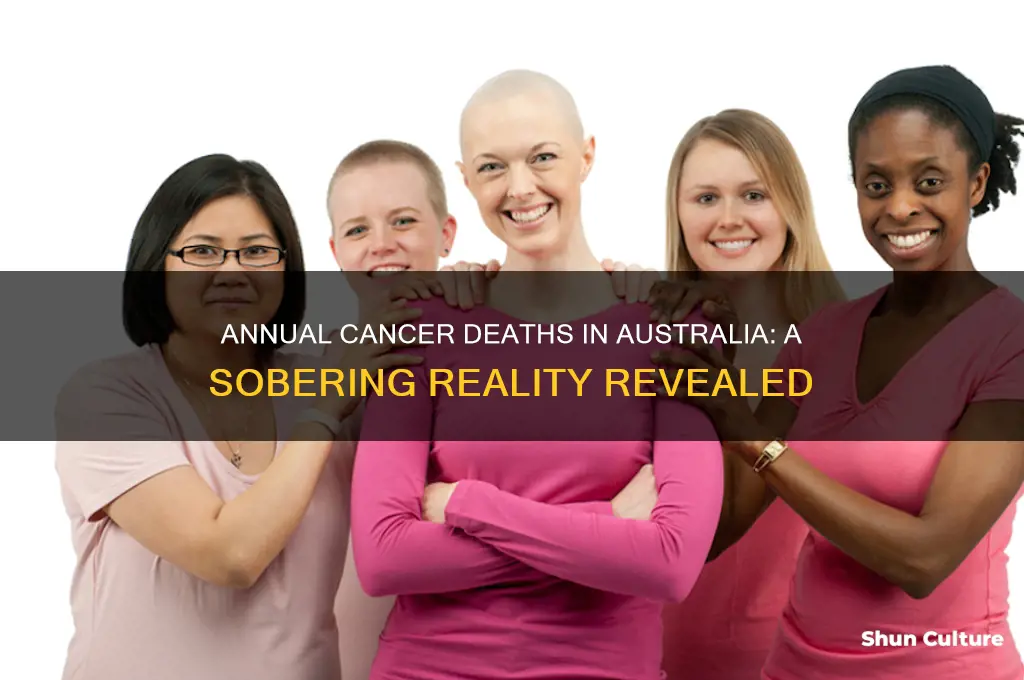 how many die from cancer each year in australia