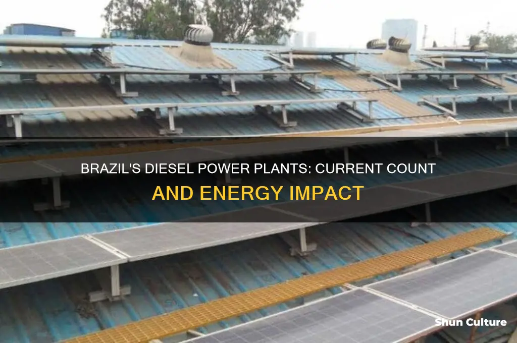 how many diesel power plants are in brazil