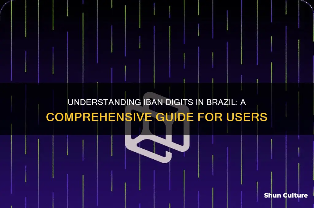 how many digits iban brazil