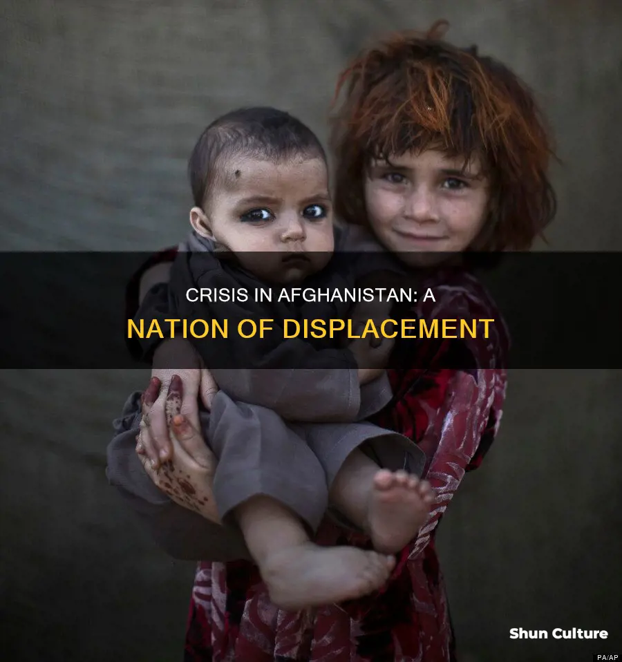 how many displaced in afghanistan