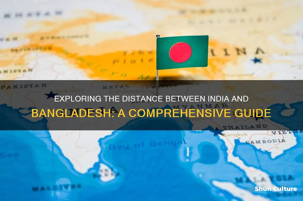 how many distance india to bangladesh