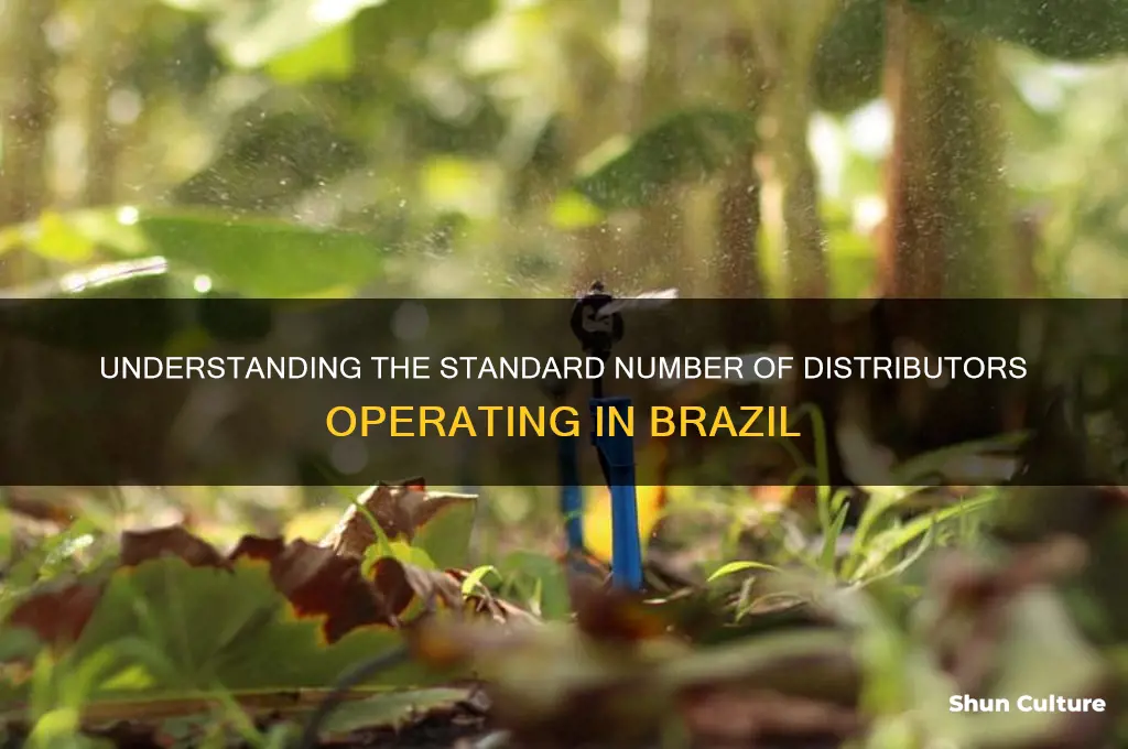how many distributors are normal in brazil