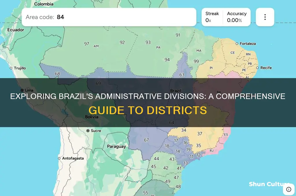 how many districts are in brazil