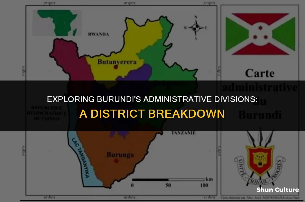 how many districts in burundi