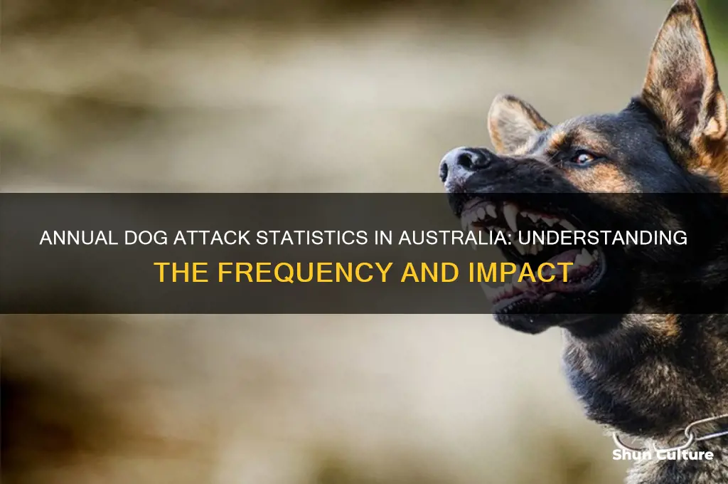 how many dog attacks per year in australia