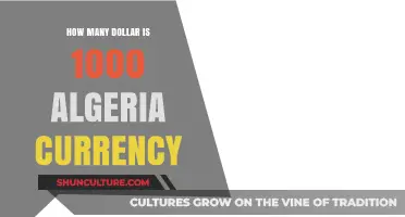 Converting 1000 Algerian Dinars to USD: Current Exchange Rate Explained
