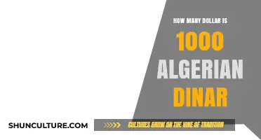 Converting 1000 Algerian Dinar to USD: Current Exchange Rate Explained
