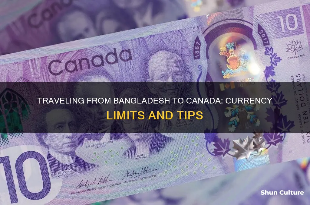 how many dollars can I carry from bangladesh to canada