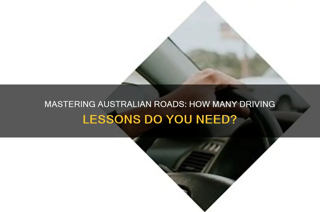 how many driving lessons do I need australia