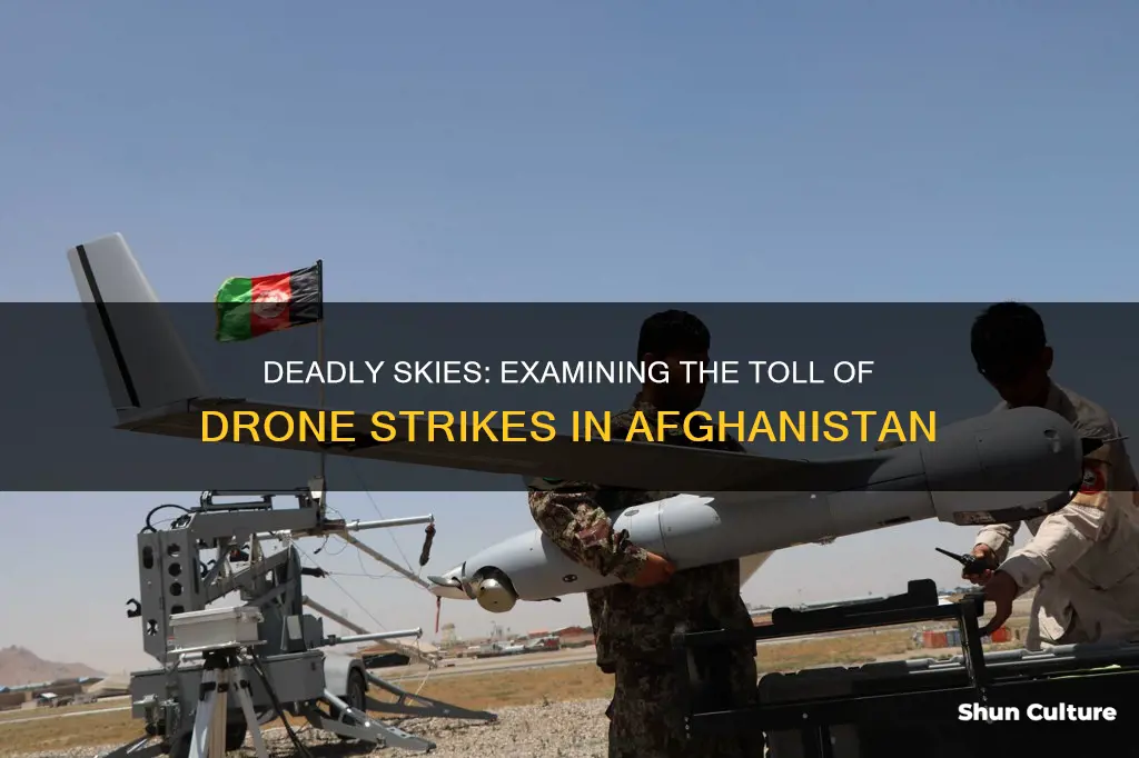 how many drone strikes in afghanistan