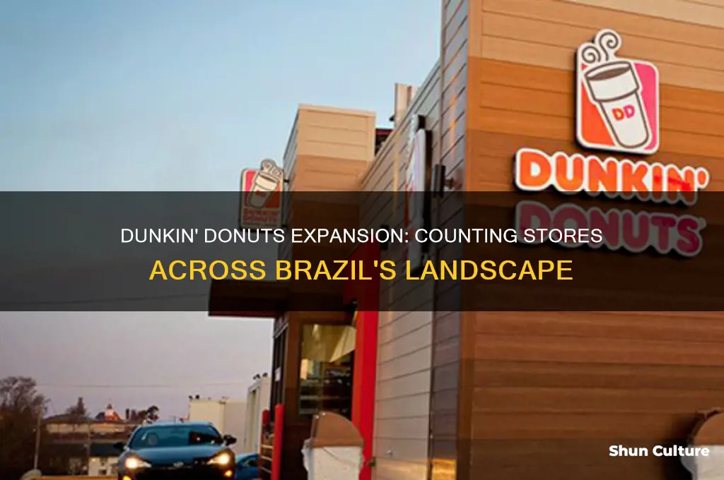 how many dunkin donuts are in brazil