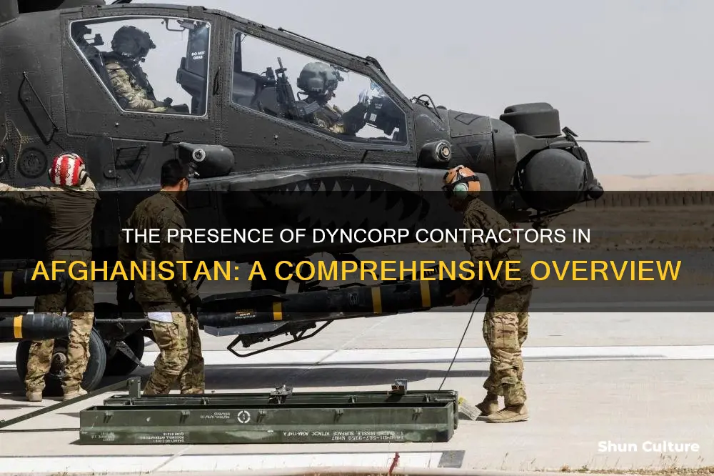 how many dyncorp contractors in afghanistan