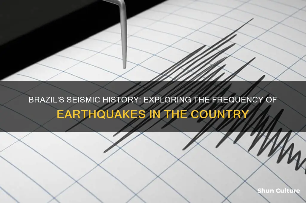 how many earthquakes has brazil had