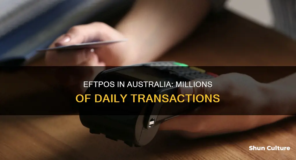 how many eftpos transactions are made in australia everyday