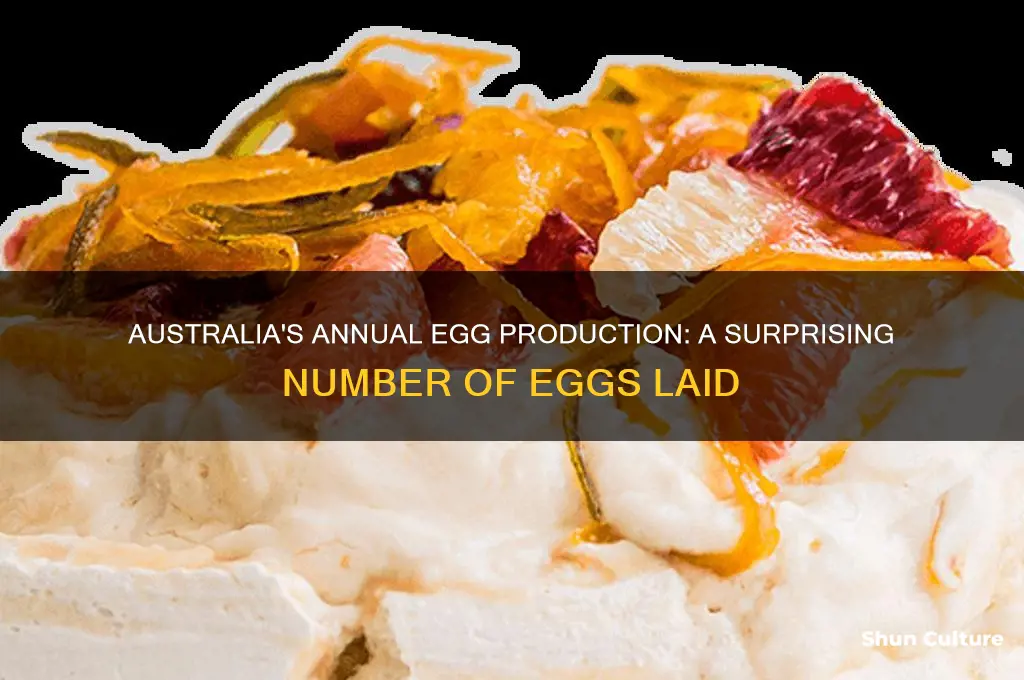 how many eggs are produced each year in australia