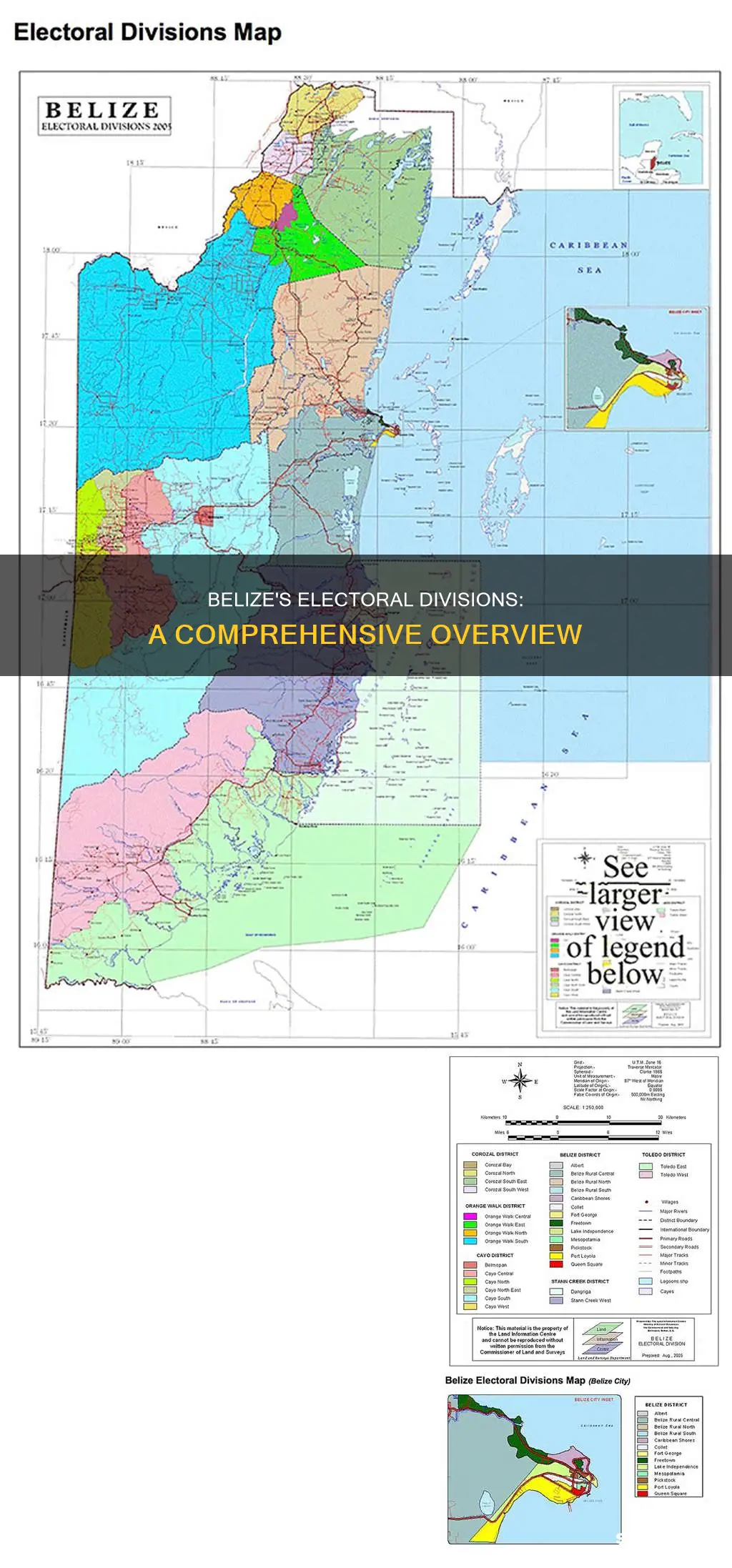 how many electoral divisions are there in belize