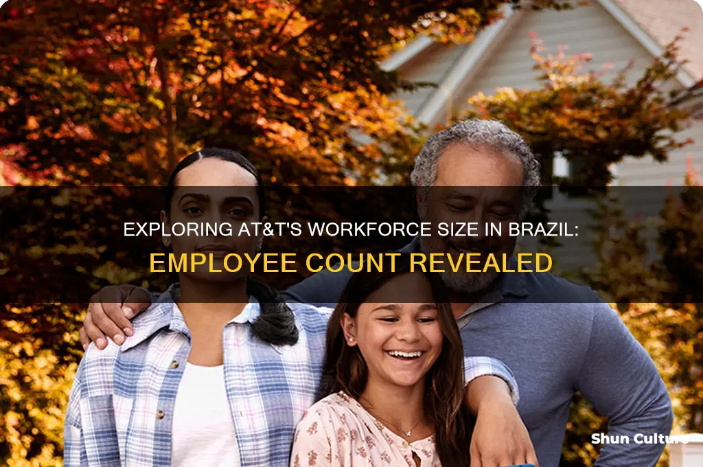how many employees does at&t have in brazil