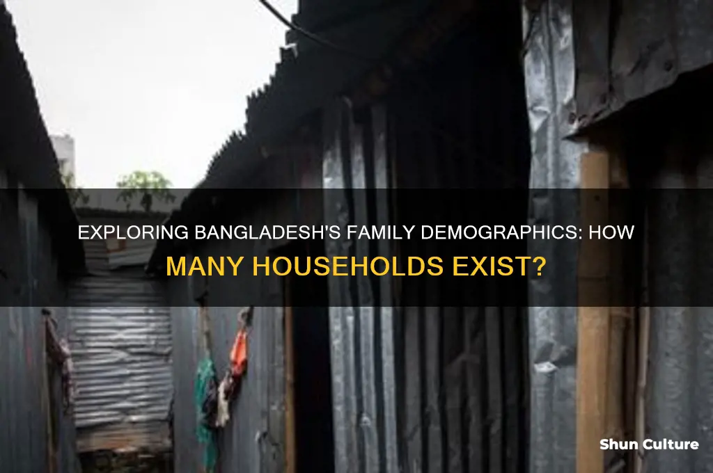 how many family in bangladesh