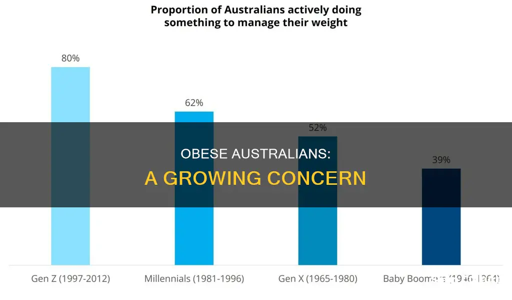 how many fat people are tere in australia