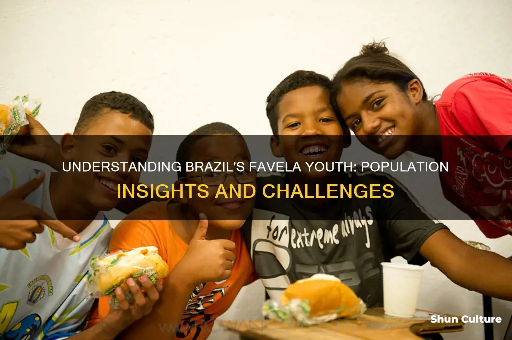 how many favela kids are there in brazil