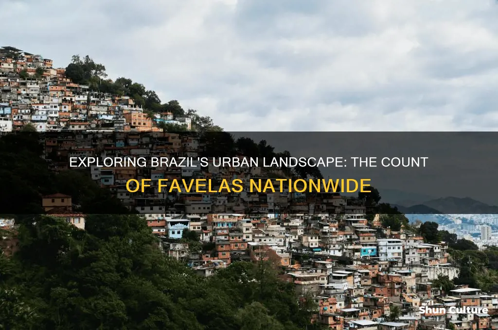 how many favelas are in brazil