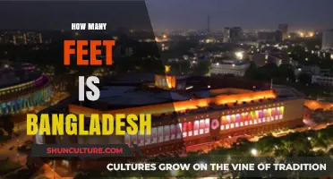 Exploring Bangladesh's Length: How Many Feet Span Its Borders?