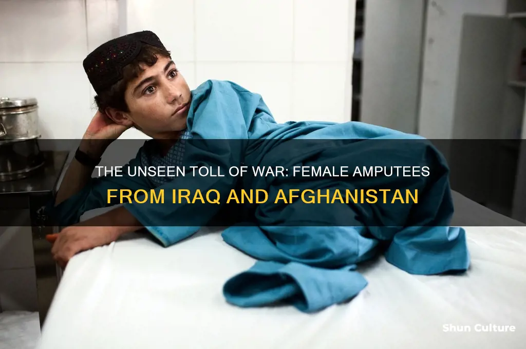 how many female amputees from iraq and afghanistan