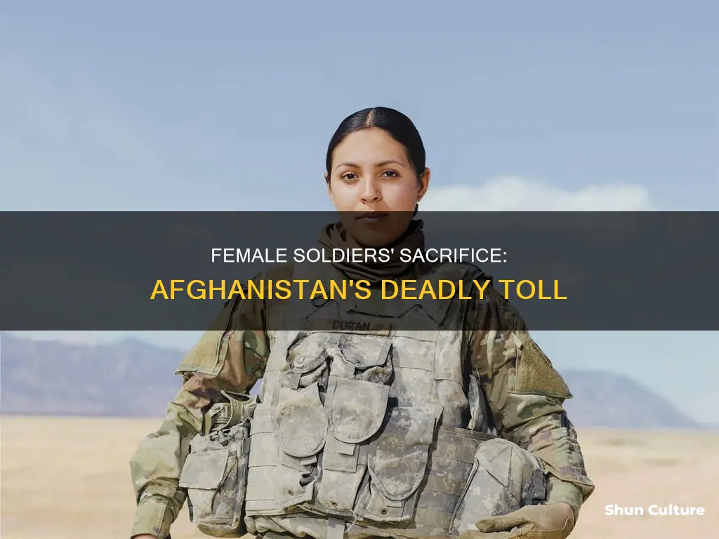 how many female soldiers have died in afghanistan war