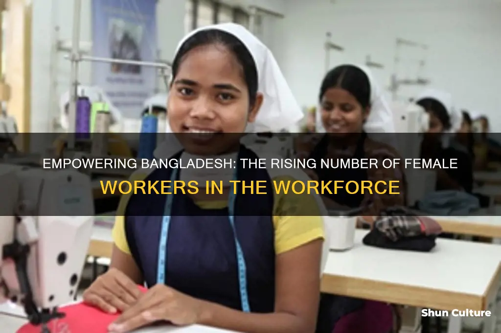 how many female worker work in bangladesh