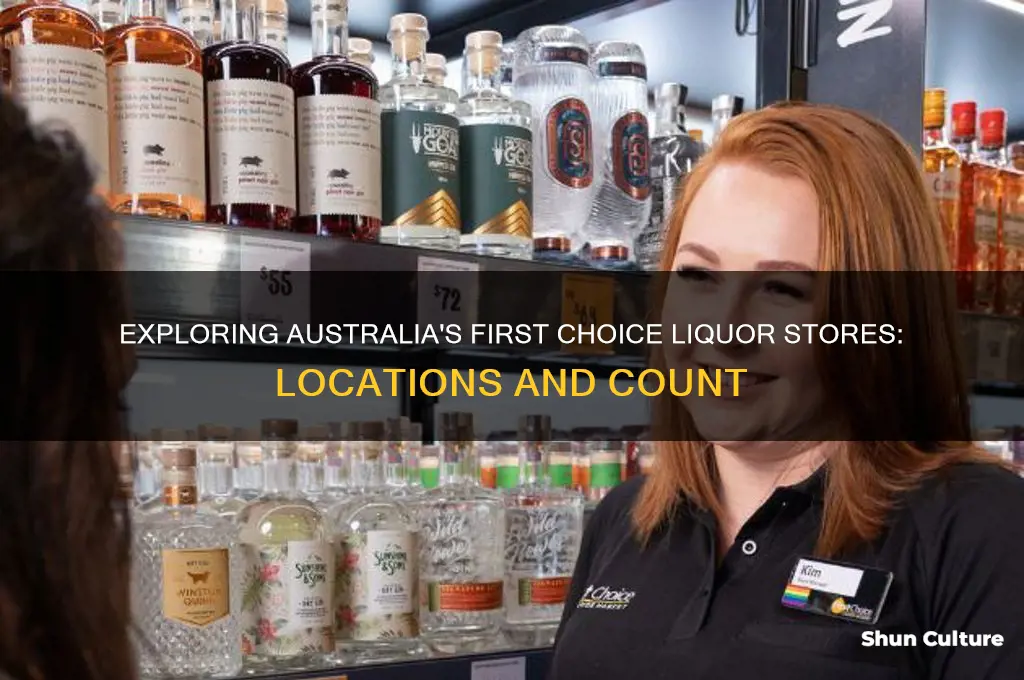 how many first choice liquor stores in australia