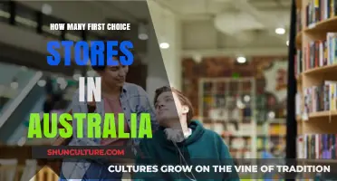 Exploring the Number of First Choice Stores Across Australia