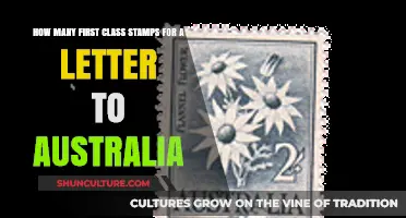 Mailing to Australia: How Many First-Class Stamps Are Needed?