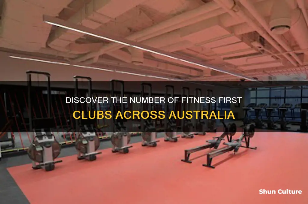 how many fitness first clubs in australia
