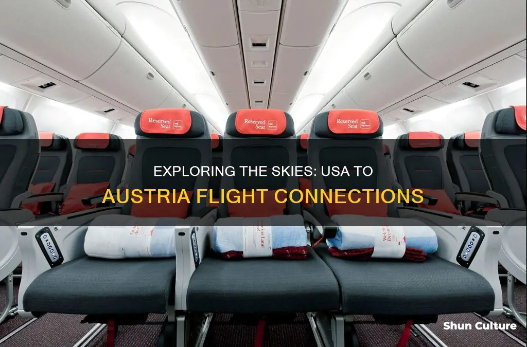 how many flight from usa to austria