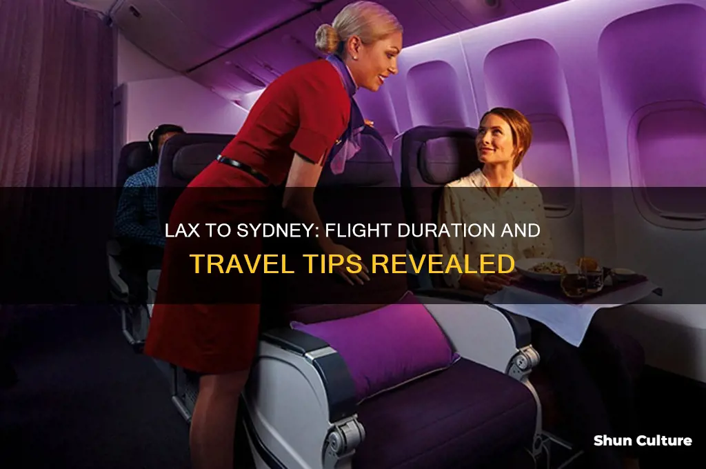 how many flight hours from lax to sydney australia