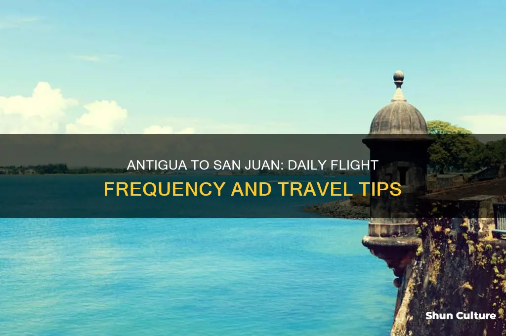 how many flights from antigua to san juan