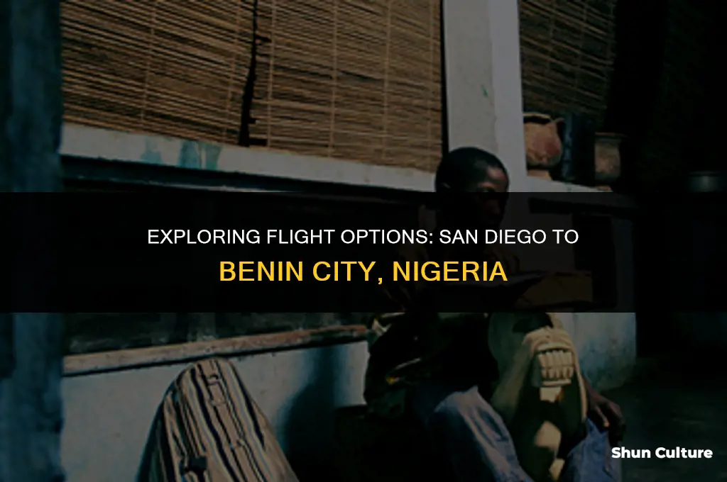 how many flights from san diego to benin city nigeria