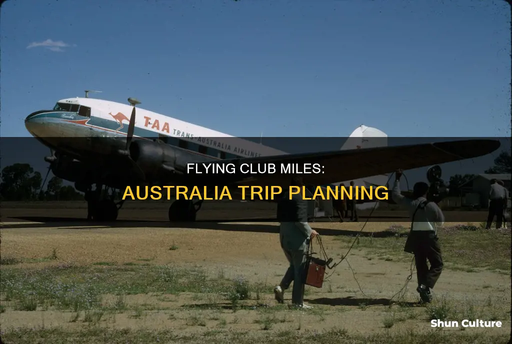 how many flying club miles to australia
