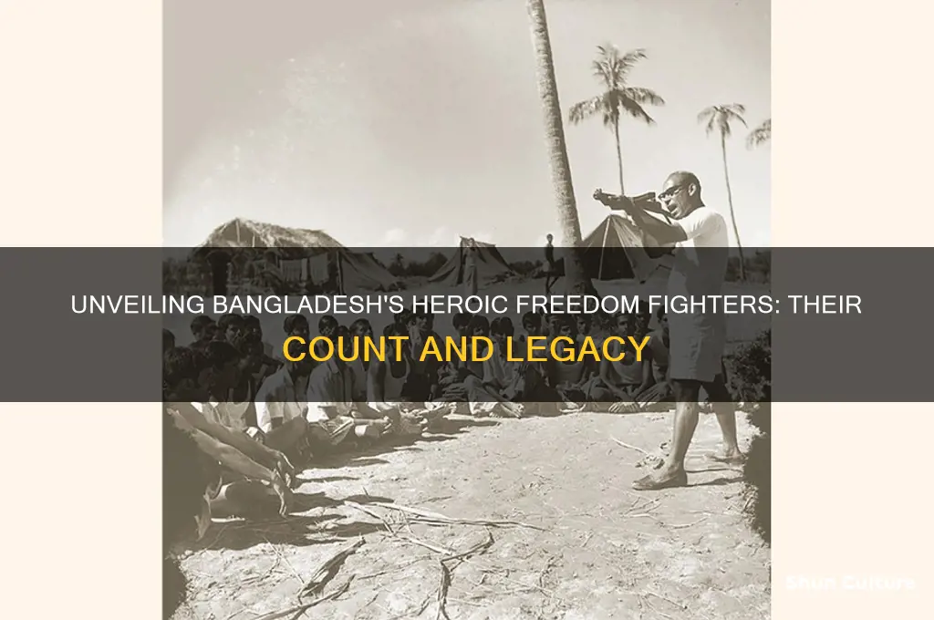 how many freedom fighter in bangladesh