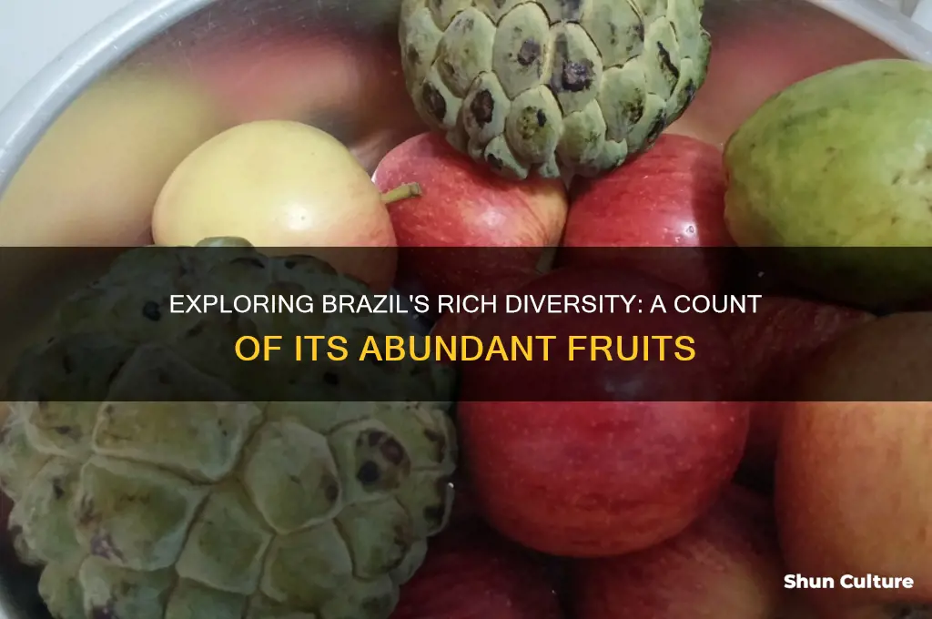 how many fruits are in brazil