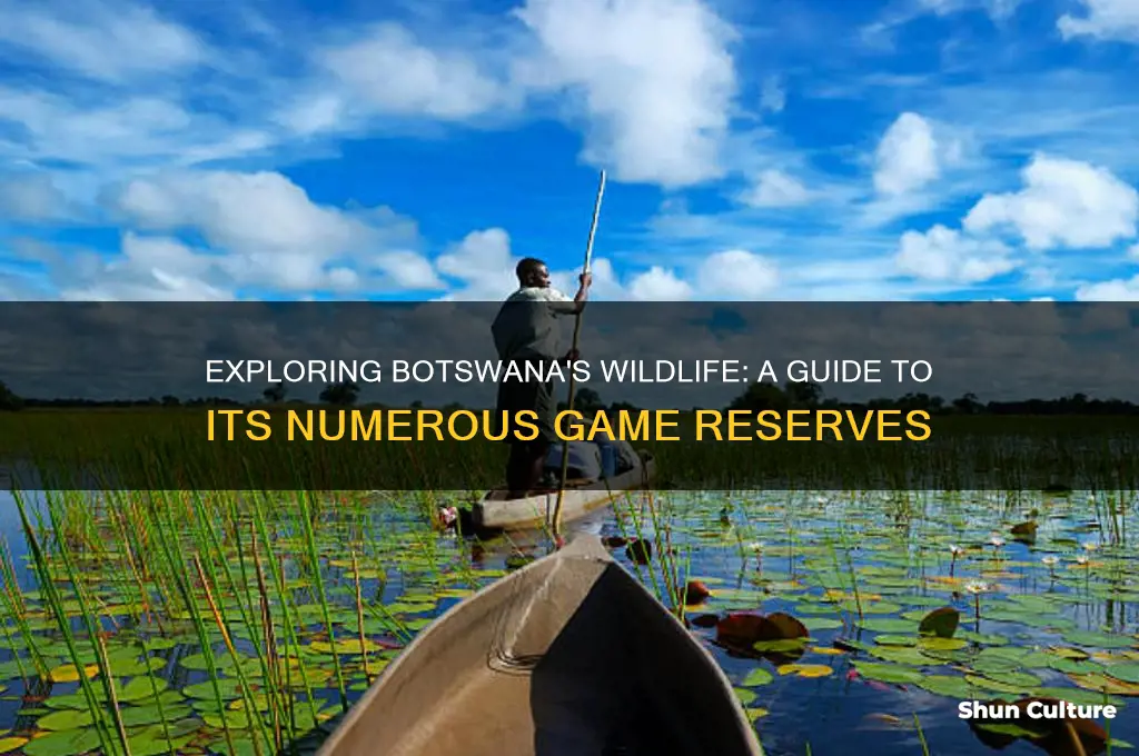 how many game reserves are there in botswana