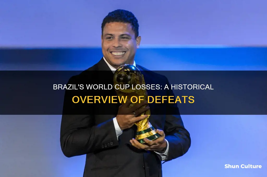 how many games has brazil lost in the world cup