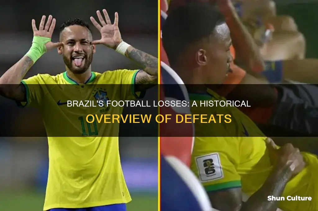 how many games has brazil lost