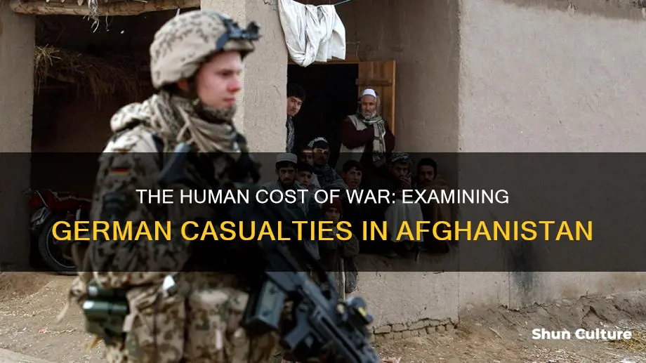 how many german soldiers have been killed in afghanistan