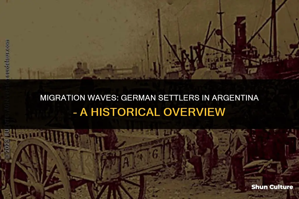 how many germans went to argentina