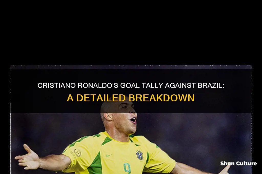 how many goals cristiano ronaldo scored against brazil
