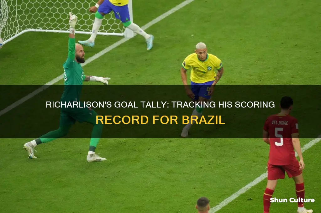 how many goals has richarlison scored for brazil