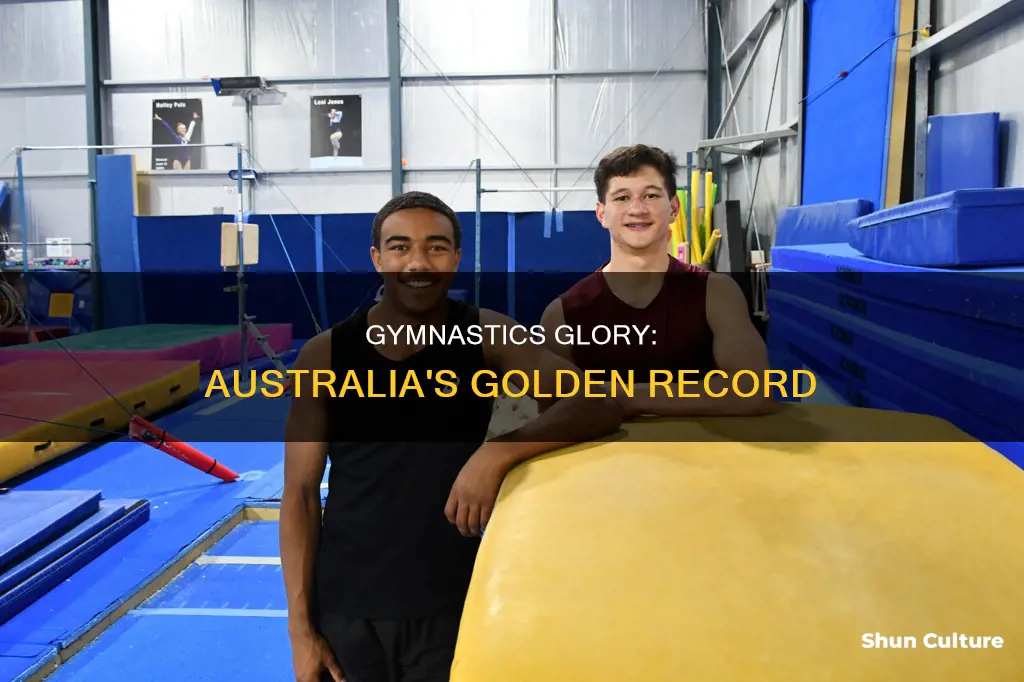 how many gold medals has australia won in gymnastics