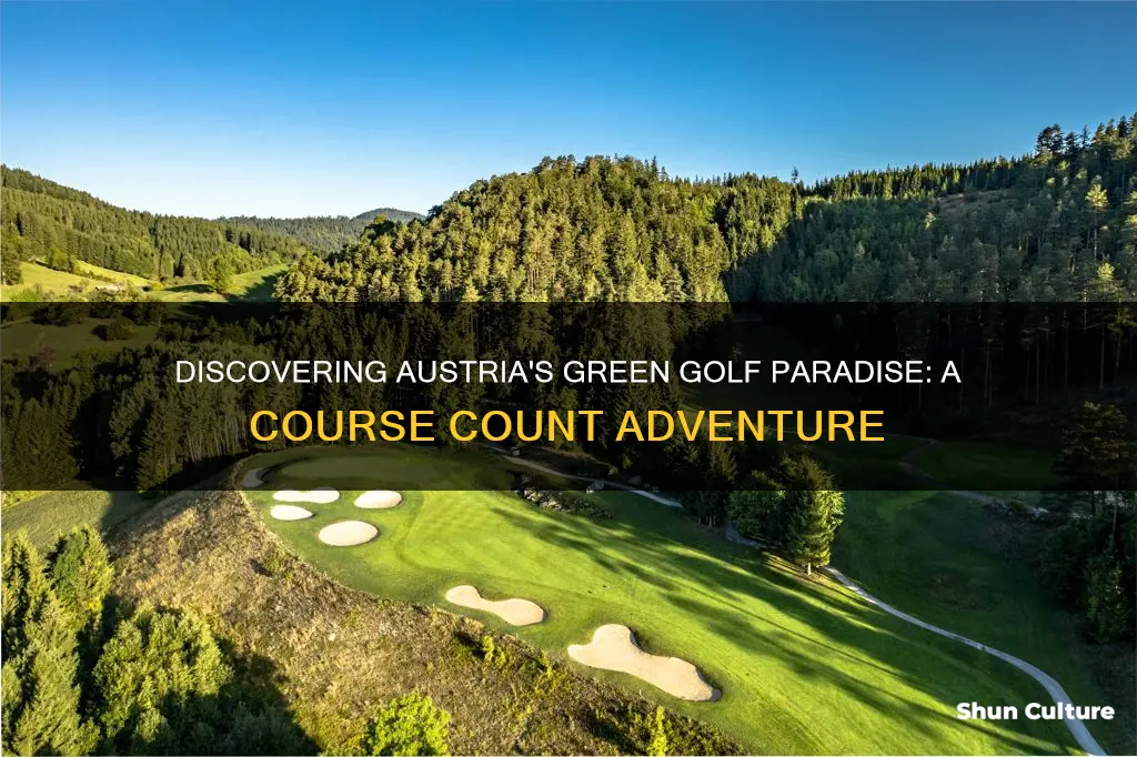 how many golf courses in austria